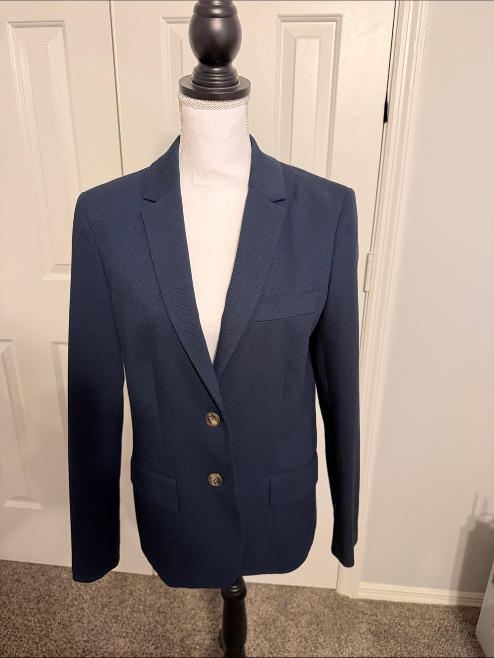 Southern Tide Navy Two-Button Women's Blazer